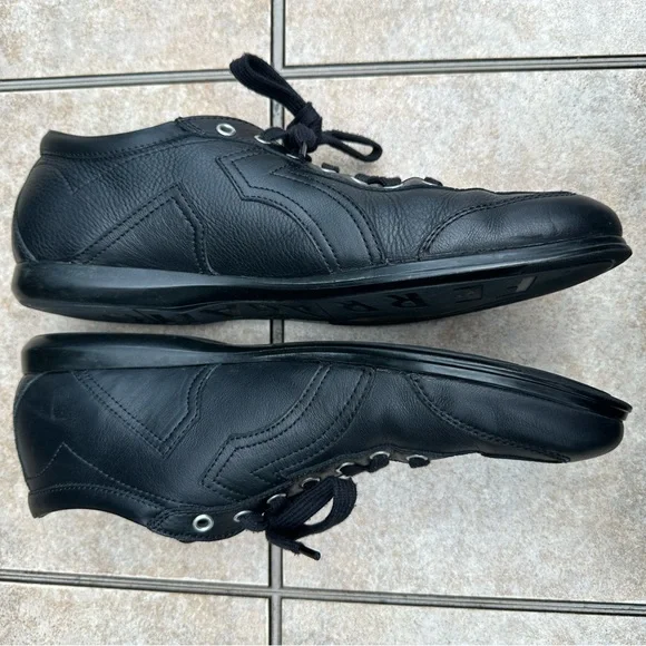 Salvatore Ferragamo Men's Low Cut Leather Sneaker Shoes